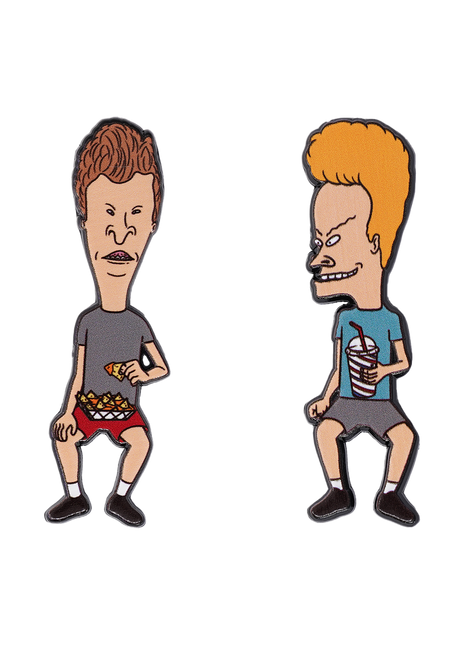 Eating Pin Set - Beavis and Butt-Head Pin Set *LAST CHANCE*