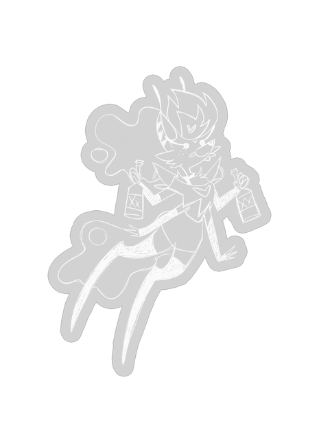 Sketchy Beelzebub Car Decal *2ND WAVE PRE-ORDER*