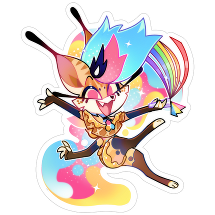Chibi Pride Bee Sticker *PRE-ORDER*