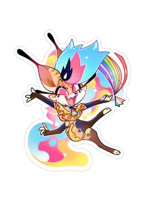 Chibi Pride Bee Sticker *PRE-ORDER*