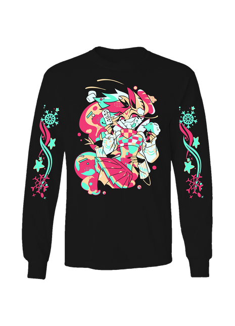 Long Sleeve Shirt - Beelzebub - Cozy Winter w/Printed Sleeves *PRE-ORDER*
