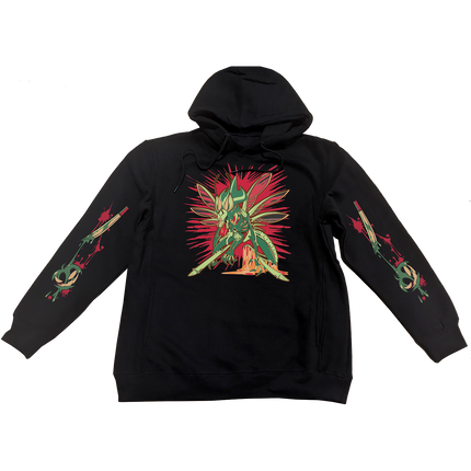 Pullover Hoodie - Bee Halloween Slasher w/Printed Sleeves *LAST CHANCE*
