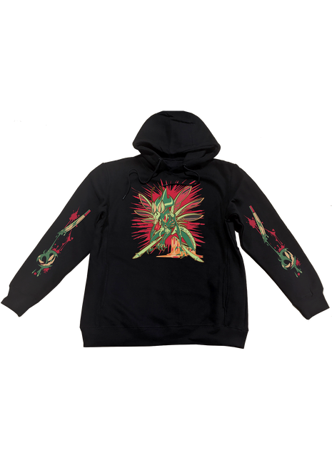 Pullover Hoodie - Bee Halloween Slasher w/Printed Sleeves *LAST CHANCE*