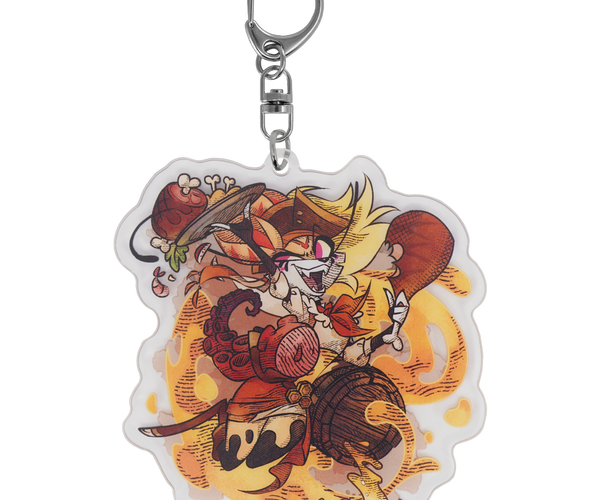 Beelzebub - Pirates - Summer Keychain – Shark Robot