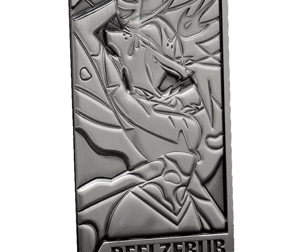 Beelzebub Silver Plated Metal Collectible Card *FINAL SALE