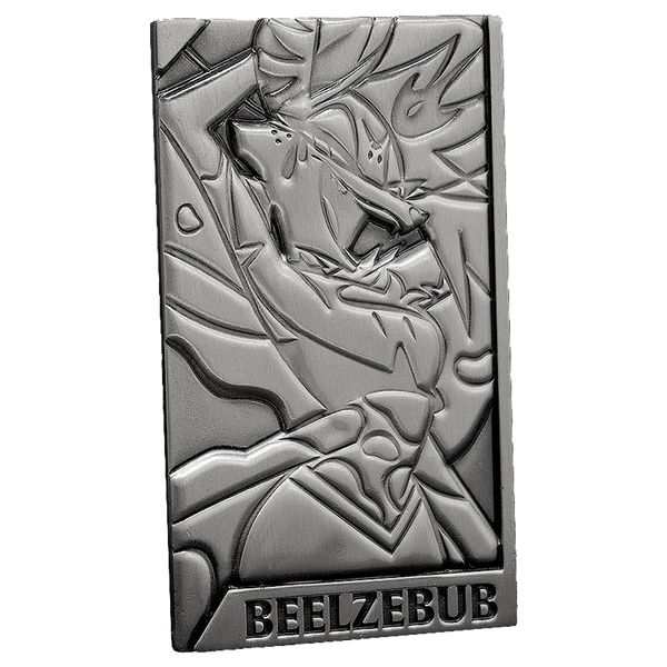 Beelzebub Silver Plated Metal Collectible Card *FINAL SALE