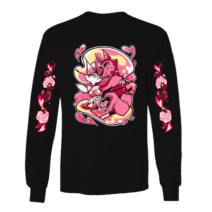 Long Sleeve Shirt - Bee and Vortex Valentines 2025  w/Printed Sleeves *SALE*