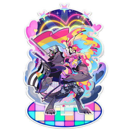 Bee & Vortex  - Pride 2025 Standee