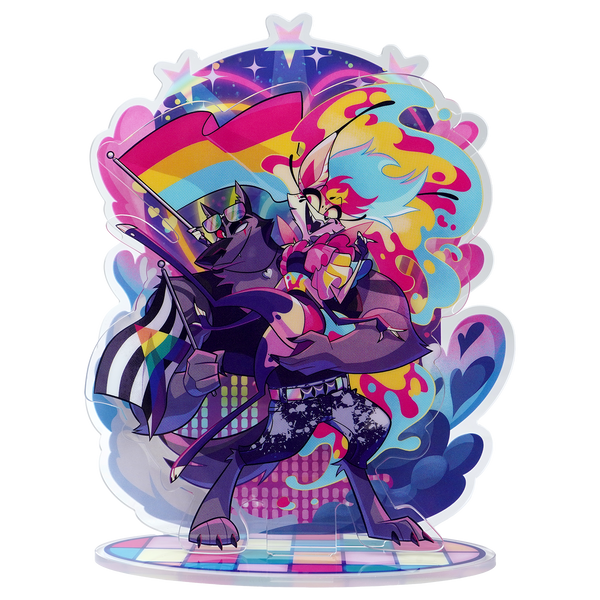 アクリルスタンド Blitz - Pride 2025 Standee Vivziepop Helluva Boss Blitz 2025 Pride Month | Mercari