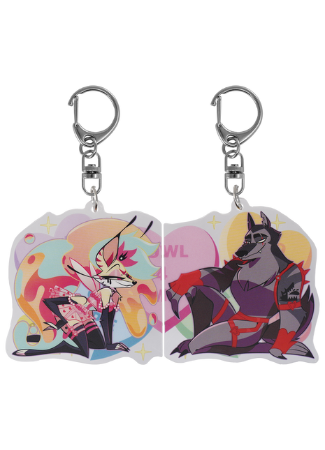 Bee x Vortex - Valentines 2025 Couple Magnet Acrylic Keychain *LIMITED STOCK