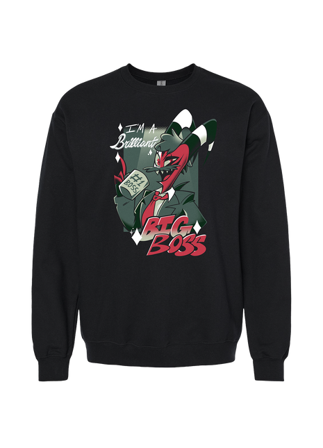 Crewneck Sweatshirt - Brilliant Big Boss *LAST CHANCE*