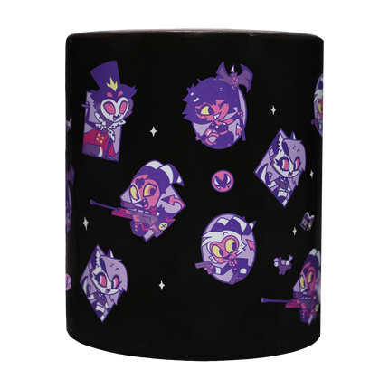 Helluva Boss Pattern Black Mug *LIMITED STOCK*