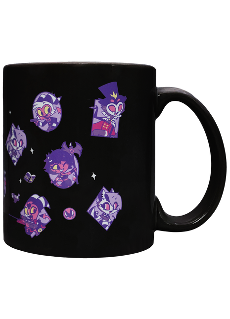 Helluva Boss Pattern Black Mug *LIMITED STOCK*