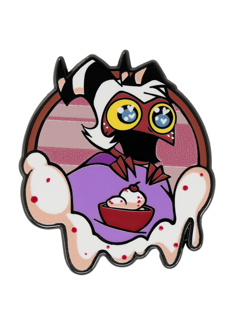 Blanket Moxxie Enamel Pin