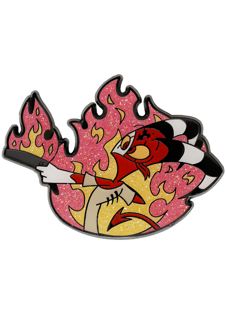 Breakfast Blitz - Glitter Enamel Pin