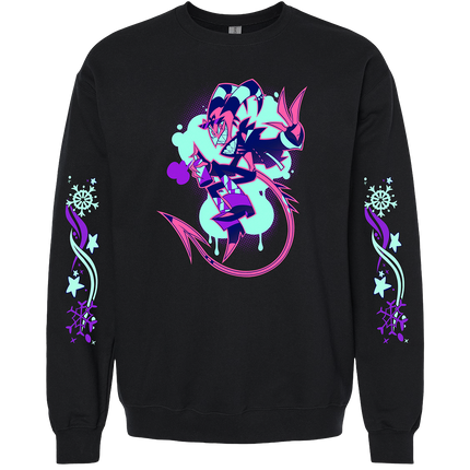Crewneck Sweatshirt - Blitz - Cozy Winter w/Printed Sleeves *PRE-ORDER*