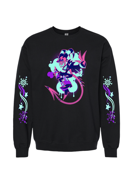 Crewneck Sweatshirt - Blitz - Cozy Winter w/Printed Sleeves *PRE-ORDER*