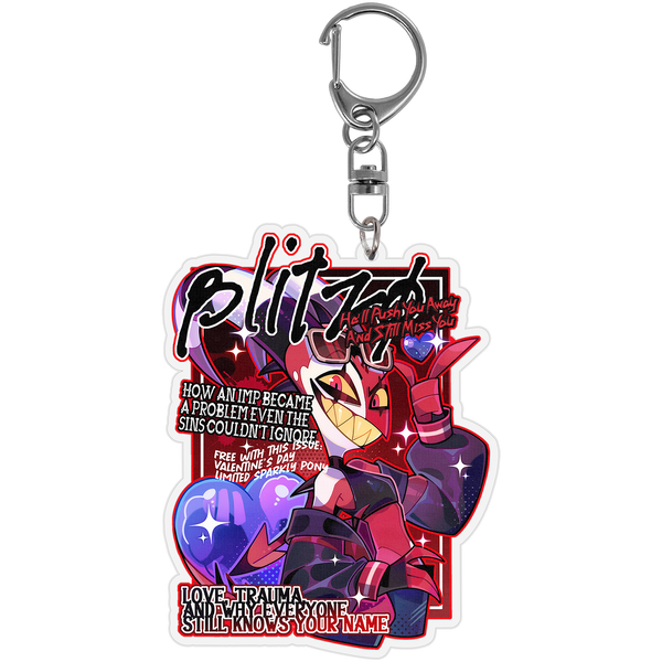 キーホルダー・アクリルキーホルダー Octavia - Key To My Heart Keychain Blitz - Key To My Heart Keychain *LAST CHANCE* – Shark Robot