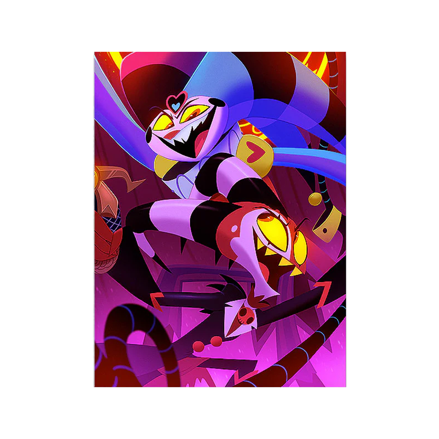 Fizzarolli Blitz Lenticular Poster FINAL SALE Shark Robot fizzarolli-blitz-lenticular-poster-final-sale-shark-robot