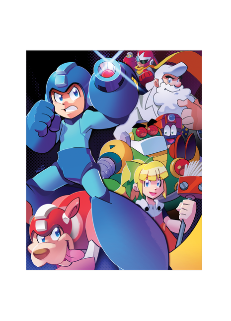 Blue Bomber Back in Action - Poster Print