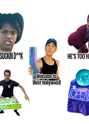 Brandon Rogers - Shorts Sticker Pack