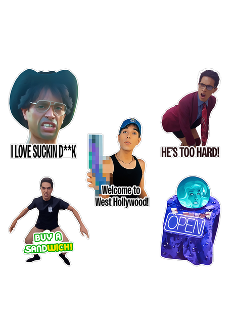 Brandon Rogers - Shorts Sticker Pack