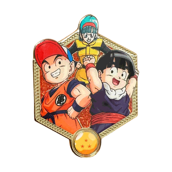 Golden Series 2: Krillin, Bulma, and Gohan - DBZ Pin – Shark Robot