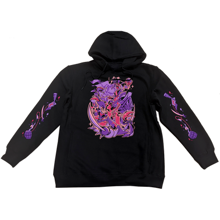 Pullover Hoodie - Crimson's Ship w/Printed Sleeves *LAST CHANCE*