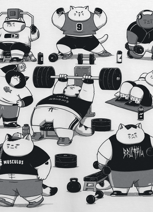 Cat Gym T-Shirt *PRE-ORDER*