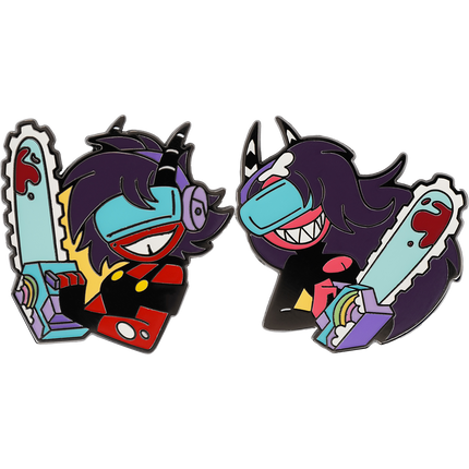 Chainsaw Mama - Enamel Pin Set *LIMITED STOCK*