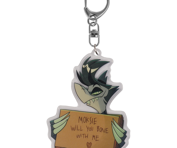 Exes and Oohs - Chaz Acrylic Keychain *LIMITED STOCK* – Shark Robot