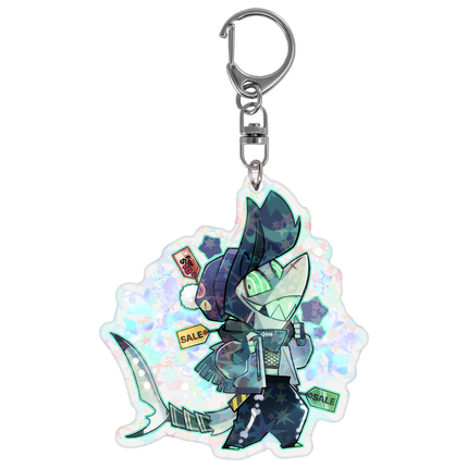 Chaz - Cozy Winter - Holographic Keychain *LIMITED STOCK*