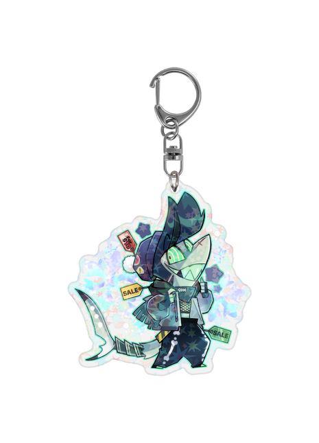 Chaz - Cozy Winter - Holographic Keychain *LIMITED STOCK*