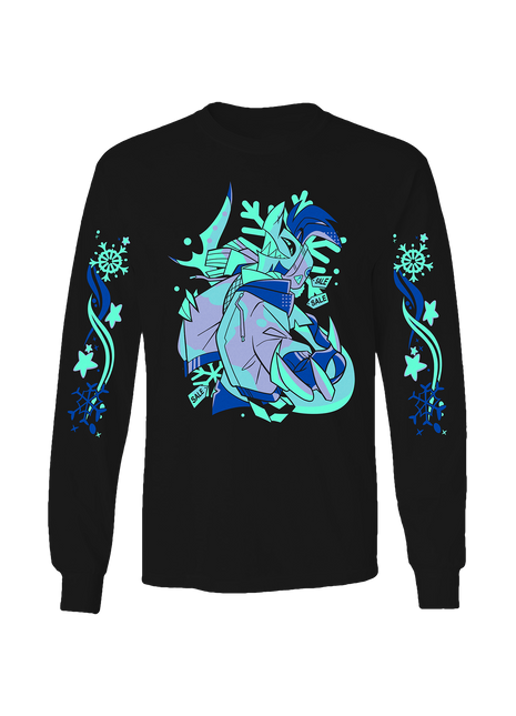 Long Sleeve Shirt - Chaz - Cozy Winter w/Printed Sleeves *PRE-ORDER*