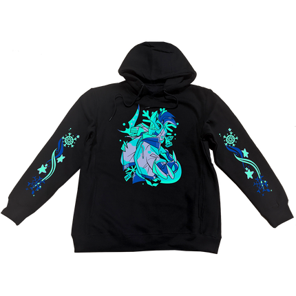 Pullover Hoodie - Chaz - Cozy Winter w/Printed Sleeves *PRE-ORDER*