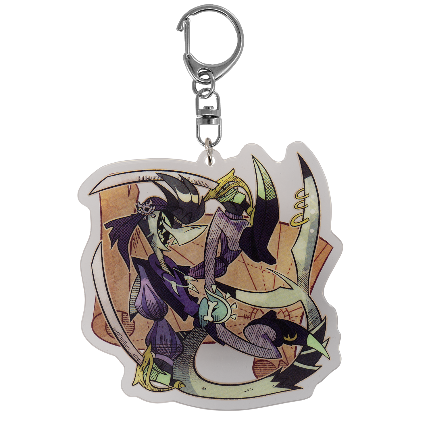 Chaz - Pirates - Summer Keychain – Shark Robot Chaz - Pirates - Summer Keychain – Shark Robot