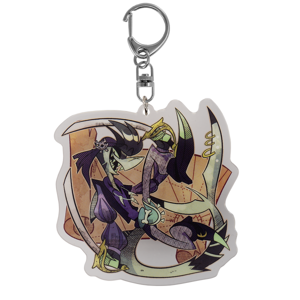 Chaz - Pirates - Summer Keychain – Shark Robot