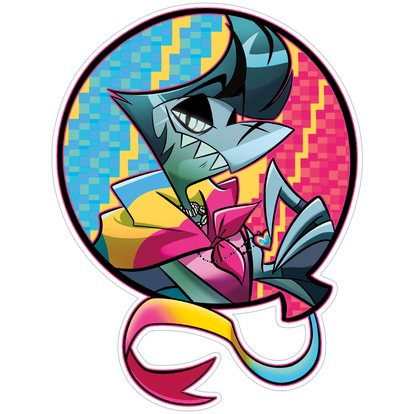 Chaz Pride Balloon Sticker *PRE-ORDER* – Shark Robot