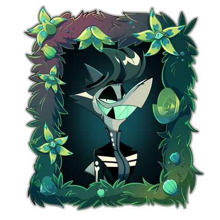 Chaz's Funeral Poster Lenticular Pin *PRE-ORDER*