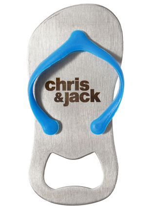 Chris & Jack Flip Flop Bottle Opener