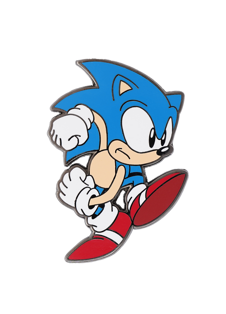 Classic Speedy Sonic - Sonic the Hedgehog Enamel Pin