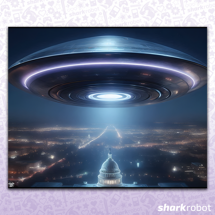 Anti Gravity UFO - Art Print