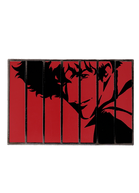 Red Panel Spike - Cowboy Bepop Enamel pin
