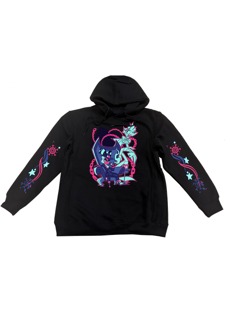 Pullover Hoodie - Crimson Cozy Winter w/Printed Sleeves *PRE-ORDER*