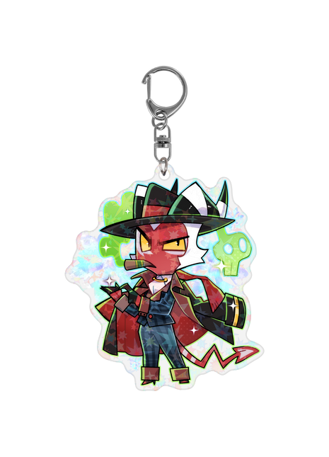 Crimson - Cozy Winter - Holographic Keychain *LIMITED STOCK*