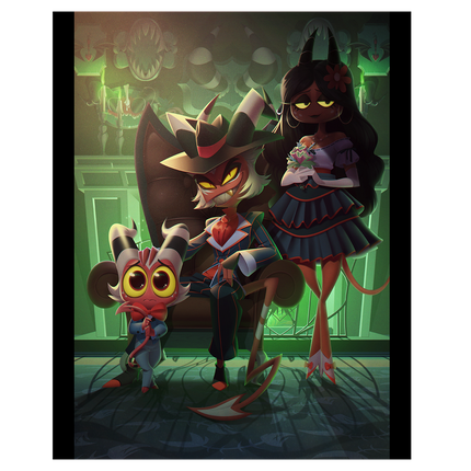 Exes and Oohs - Family Portrait Poster Print *PRE-ORDER*