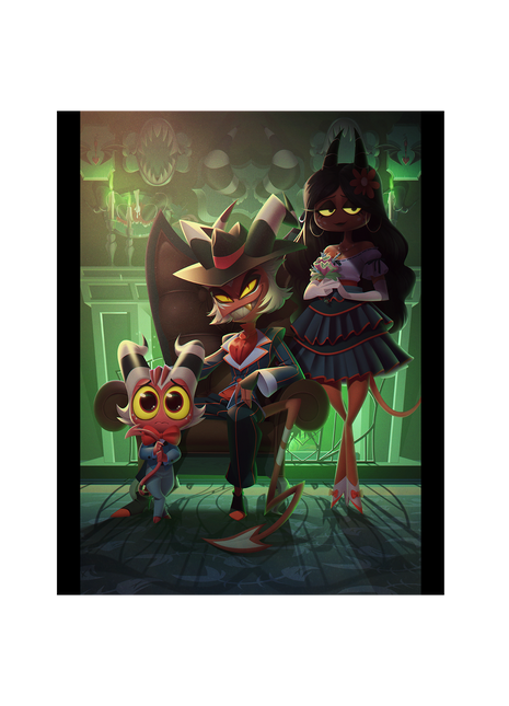 Exes and Oohs - Family Portrait Poster Print *PRE-ORDER*