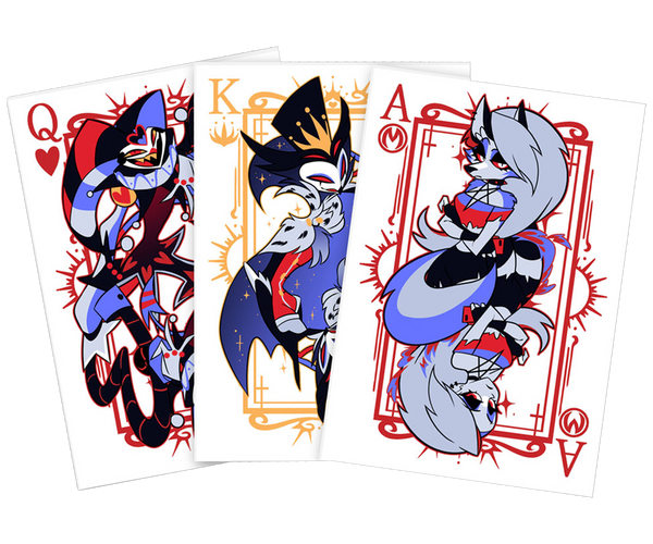 Helluva Boss Gold Foil Playing Cards *SALE*