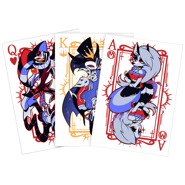 Helluva Boss Gold Foil Playing Cards *CLEARANCE* – Shark Robot