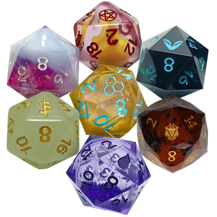 7 Rings D20 Dice Set *LIMITED STOCK*